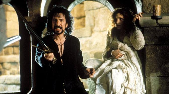 Alan Rickman di film Robin Hood: Prince of Thieves. Foto: via telegraph.co.uk