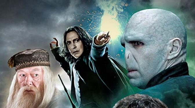 Professor Snape dipercaya oleh Dumbledore dan Voldemort. Foto: via simonz.co.hu