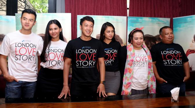 Foto Preskon Film London Love Story (Andy Masela/bintang.com)