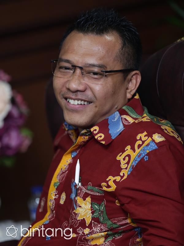 Anang Hermansyah Di Gedung DPR RI. (Andy Masela/bintang.com)