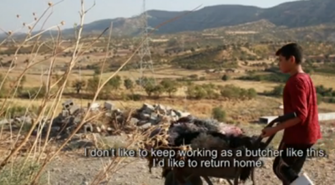 Lari dari ISIS, Ali Modhar merindukan kampung halamannya. | via: Time