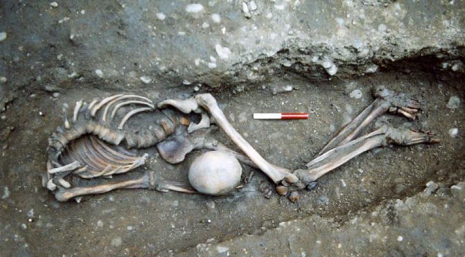 Tulang belulang yang ditemukan diduga berasal dari abad pertama dan keempat Masehi, ketika York dikuasai kerjaan Romawi. (C-Net.com)