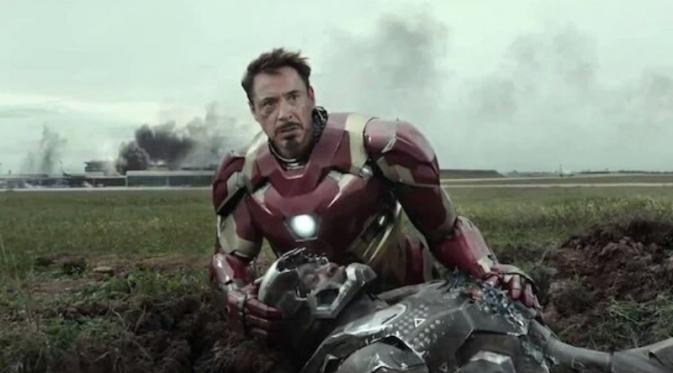 Iron Man di Captain America: Civil War. foto: cinema blend