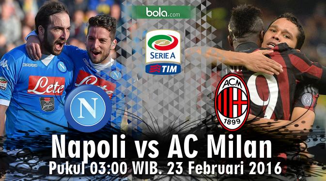 Napoli vs AC Milan (Bola.com/Samsul Hadi)