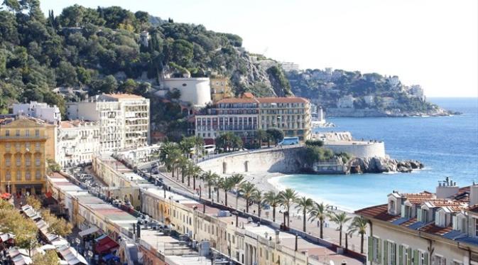 Wilayah Quai des Etats-Unis yang terletak di Nice, Prancis. (UEFA).
