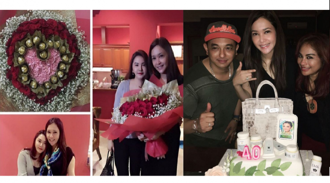 Maia Estianty ulang tahun ke-40 [foto: instagram/maiaestiantyreal]