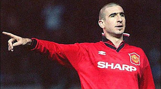 Eric Cantona sukses menjadi ikon Manchester United (MU) selama lima tahun. (www.ryangiggs.cc)