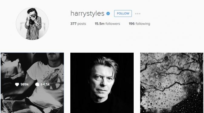 Instagram Harry Styles (via instagram.com/harrystyles/)