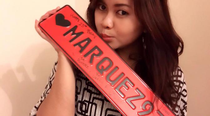 Hadiah spesial untuk Marc Marquez dari fan asal Indonesia