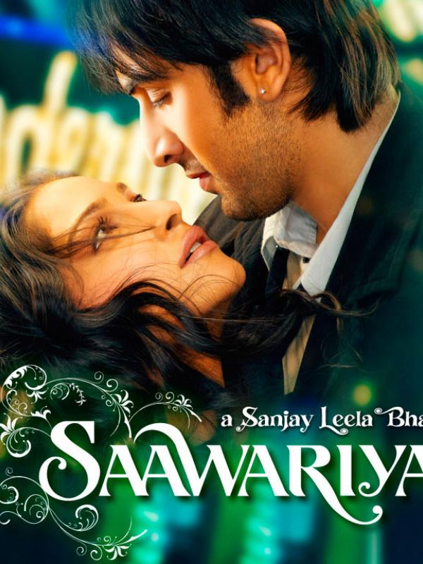 Poster film debut Sonam Kapoor, Saawariya, bersama Ranbir Kapoor. (via santabanta.com)