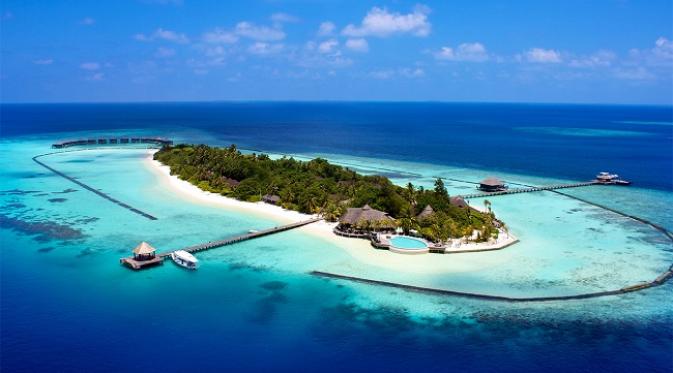 Komandoo Maldives Island Resort, Komandoo, Kepulauan Maladewa (sumber. komandoo.com)
