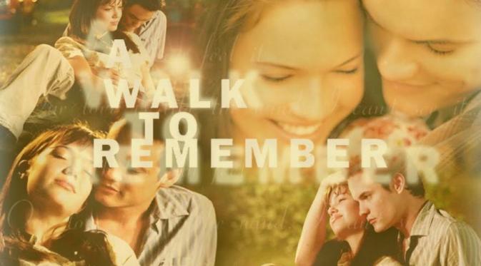 Film A Walk to Remember yang dibintangi Mandy Moore dan Shane West.