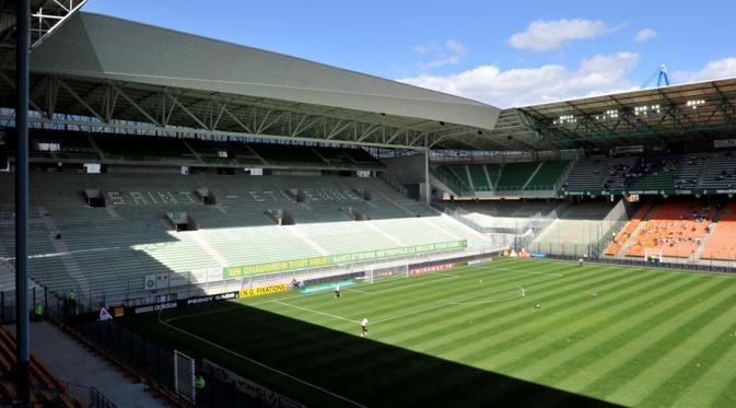 Stade Geoffroy Guichard, Saint-Etienne, Prancis. (AFP/Damien Meyer)