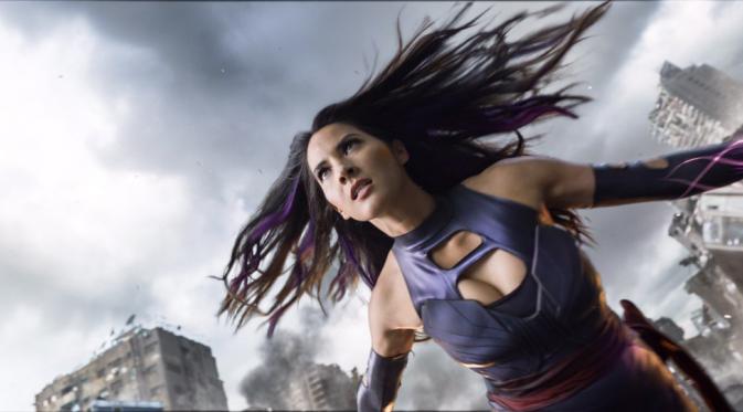 Olivia Munn sebagai Psylocke di film X-Men: Apocalypse. (Twitter)