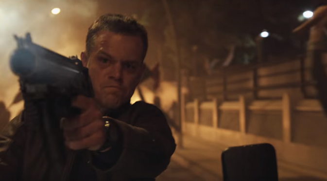 Matt Damon di film Jason Bourne. (Universal Pictures)