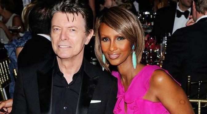 David Bowie dan sang istri, Iman (Aceshowbiz)