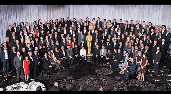 Para nomine menghadiri jamuan makan siang Academy Awards 2016. (foto: sbscomau)