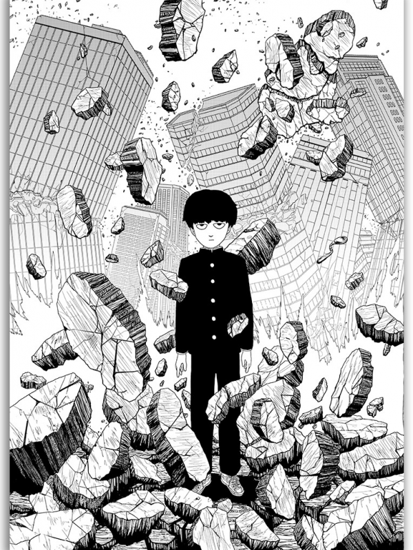 Anime Mob Psycho 100 dari manga pengarang One-Punch Man. (Anime News Network)