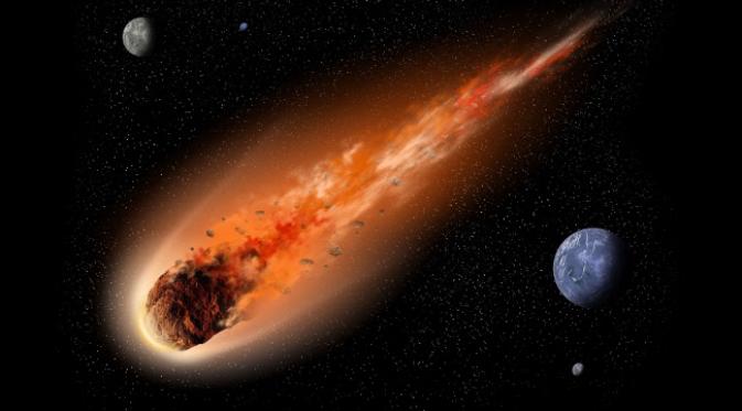 Asteroid 1 km yang akan menghantam bumi tak akan mengakibatkan bencana besar dan memusnahkan makhluk bumi. (whatdoesitmean.com)