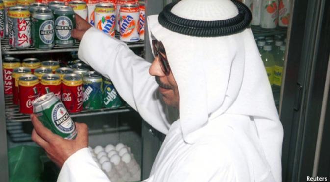 Ilustrasi alkohol di Uni Emirat Arab | Via: istimewa