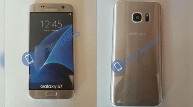 Foto smartphone terbaru Samsung, Galaxy S7 tersebar di internet (Kredit: pisapapeles)