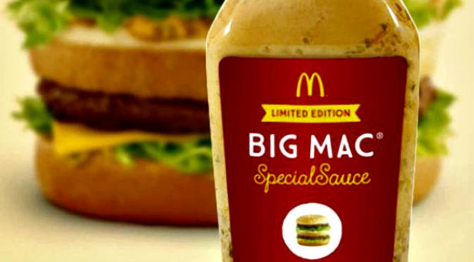 Saus botolan untuk Big Mac ini tidak pernah dijual di banyak negara, termasuk Inggris.