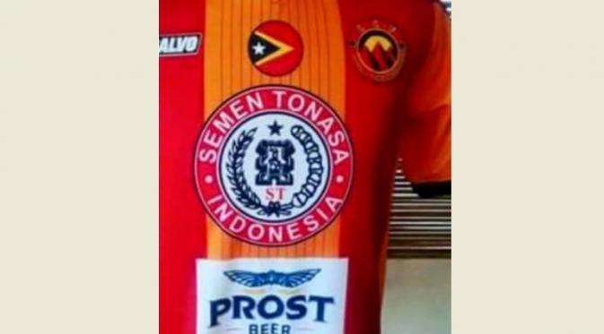 Semen Tonasa jadi sponsor klub Timor Leste, Cacusan Clube Futebol. (Facebook)