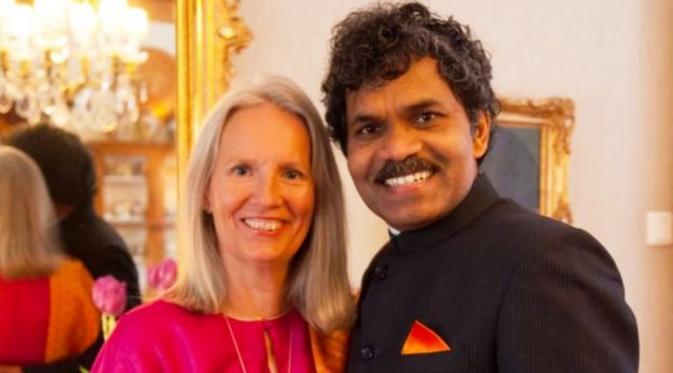 Pasangan beda kelas Charlotte Von Schedvin dan PK Mahanandia, 40 tahun hidup bersama (BBC)