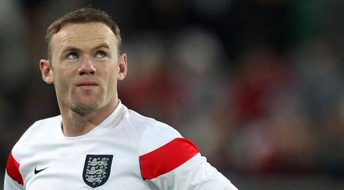 Bintang tim nasional Inggris, Wayne Rooney.  (AFP/Marco Bertorello).