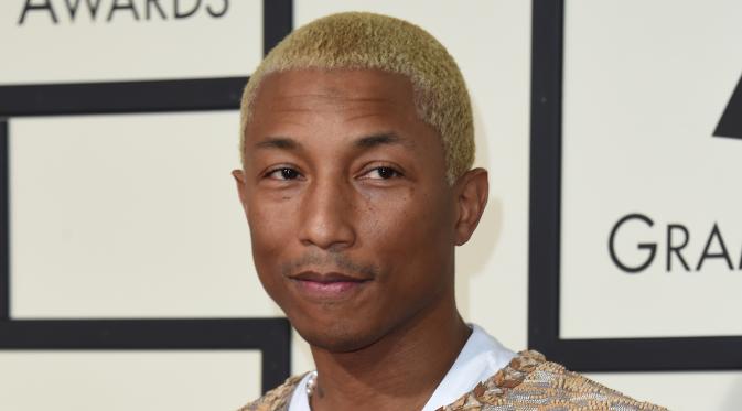 Pharrell Williams menjadi salah satu nominator paling dijagokan di Golden Globe 2017. (AFP PHOTO/Valerie MACON)