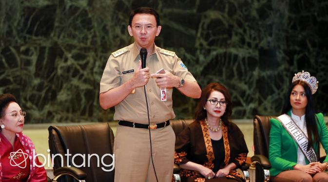 Pembekalan diberikan Ahok kepada para finalis, agar menjadi pelopor bangsa yang membangun. Terutama untuk menyambut dan bersaing dalam Masyarakat Ekonomi ASEAN (MEA). (Deki Prayoga/Bintang.com)