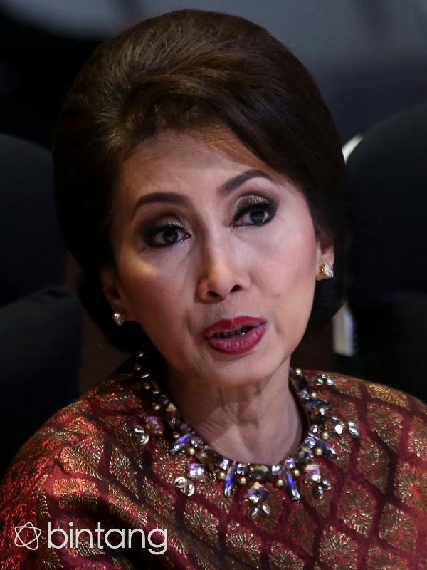 Ibu Putri K Wardani selaku Ketua Dewan Pembina Yayasan Puteri Indonesia. (Galih W. Satria/Bintang.com)