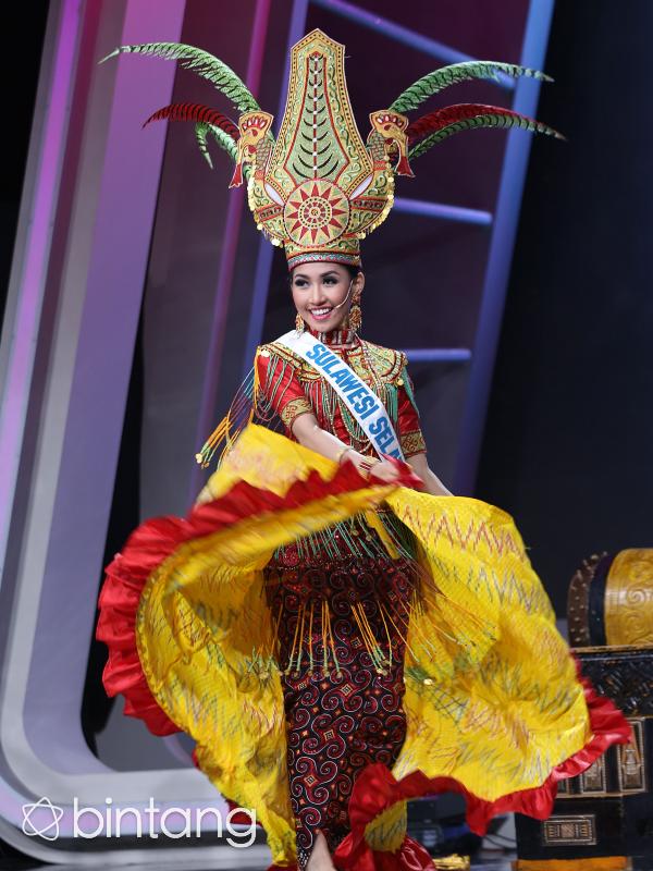 Puteri Indonesia Sulawesi Selatan. (Galih W. Satria/Bintang.com)
