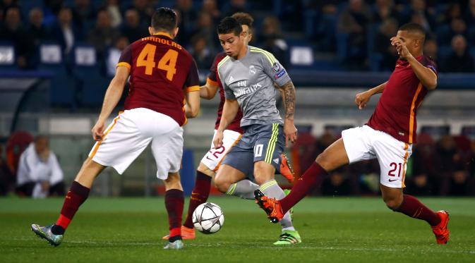 AS Roma Vs Real Madrid (REUTERS/Tony Gentile)