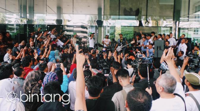 Foto Slank di KPK (Desmond Manullang/bintang.com)