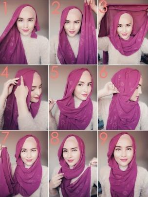 [Bintang] hijab dengan motif indah (via: istimewa)