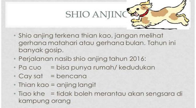 Shio Anjing | Via: facebook.com