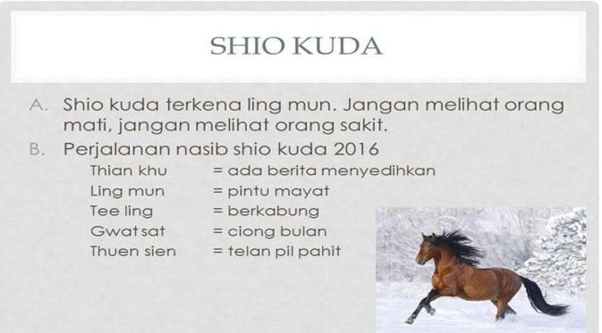 Shio Kuda | Via: facebook.com