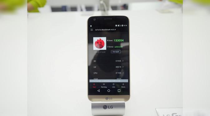 Skor LG G5 di AnTuTu Benchmark via Phone Arena
