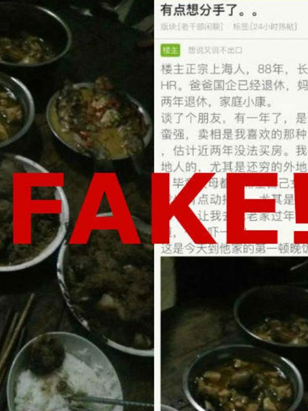 Kisah pria asal China yang ditinggalkan oleh pacarnya gara-gara menyajikan makan malam yang sederhana ini langsung menjadi viral.