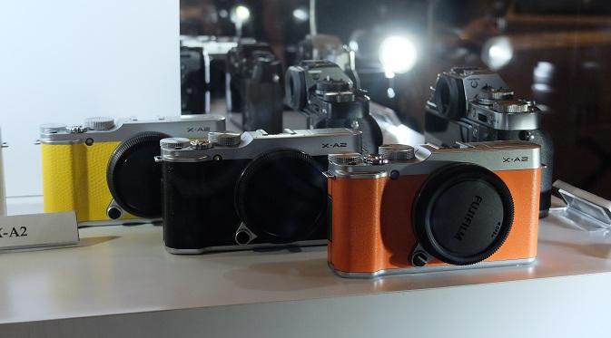 Lini kamera mirrorless Fujifilm (Liputan6.com/Jeko Iqbal Reza)