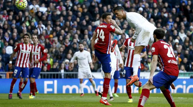Real Madrid vs Atletico Madrid (Reuters/Juan Medina)