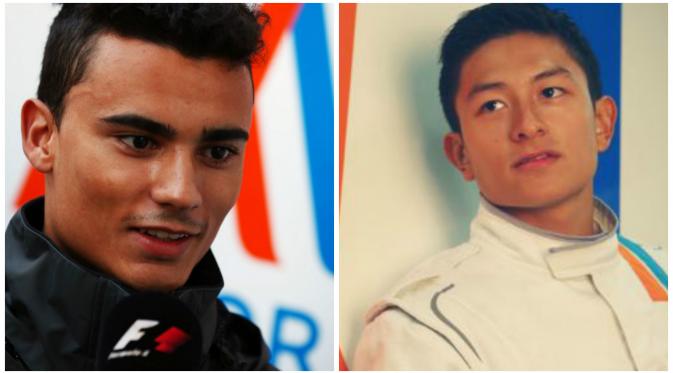Dua pebalap Manor Racing, Rio Haryanto dan Pascal Wehrlein. (Bola.com/Twitter)