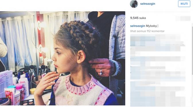 Pemeran Melek, Selin Sezgin mengunggah foto `anaknya` ELif dalam Serial Elif (Instagram)