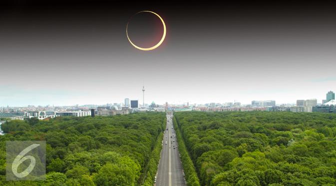 Ilustrasi Gerhana Matahari Total (iStockphoto)