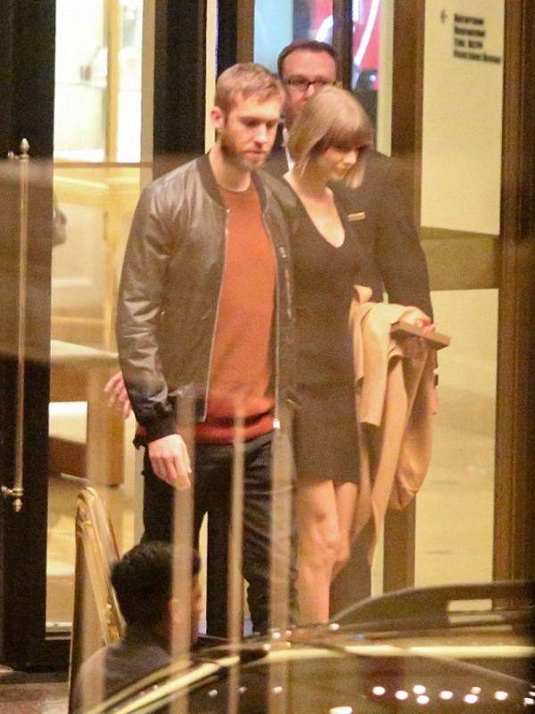 Taylor Swift dan Calvin Harris. (via dailymail.co.uk)