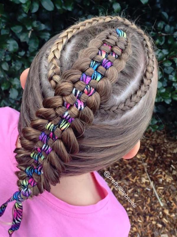 Anak Perempuan Ini Berikan Inspirasi Rambut Ala Pengantin. Sumber : mymodernmet.com