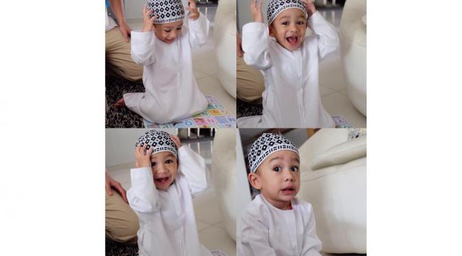 anak shireen sungkar yang menggemaskan (instagram)