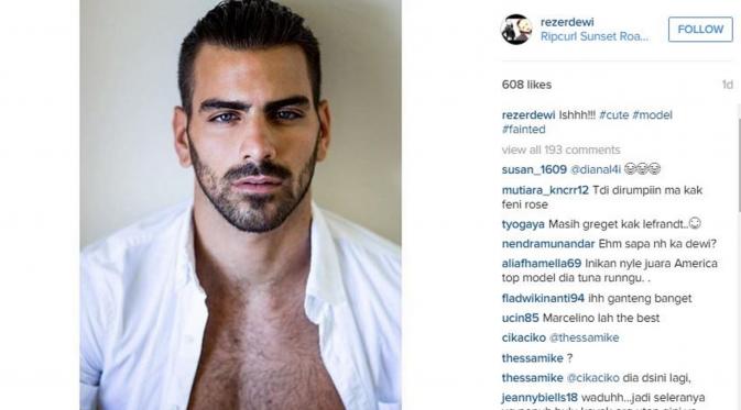 Dewi Rezer pamer foto cowok di Instagram (Instagram/@rezerdewi)