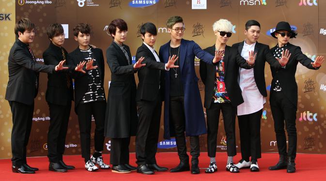 Leetuk Super Junior menjadi salah satu pemimpin grup idol yang dikagumi. (AFP/Bintang.com)